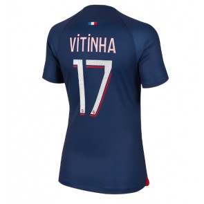 Paris Saint-Germain Vitinha Ferreira #17 Koszulka Podstawowych Kobiety 2023-24 Krótki Rękaw